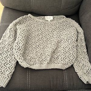 Jessica Simpson sweater crop top size small junior shirt